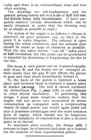 The Model Engineer Rotary Engine: 1904